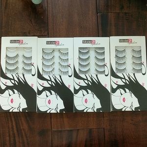 Model 21 lashes 4 sets total